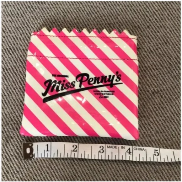kate spade brighton belle miss penny's confections pink white candy coin purse - Picture 8 of 11